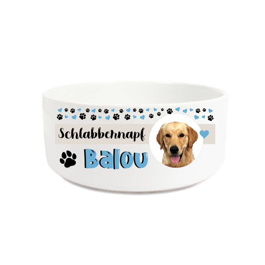 Hundenapf Schlabbernapf Mit Foto Hunden Pfe F R Hunde